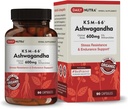 DailyNutra KSM-66 Ashwagandha 600mg Organic Root Extract - High Potency Supplement with 5% Withanolides 