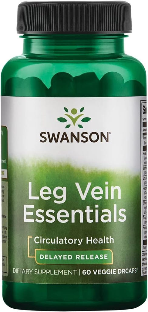 Swanson Leg Vein Essentials - Oneskorené vydanie - 60 Veg kapsuly