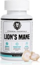 Lions Mane Huba Kognition Kapsule (120 gróf) - Hubová prášok Lion's Mane Extract - Vitamíny v mozgu - Cognition - Focus Supplement