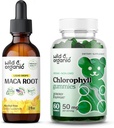 Wild & Organic Maca Root Tincture 2 fl oz & Chlorofyl Gummies
