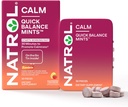 Natrol Quick Balance Calm Mints, Dietary Supplement, Malinová limonáda Umele Ochutená, 30 Počet, 15 Day Supply
