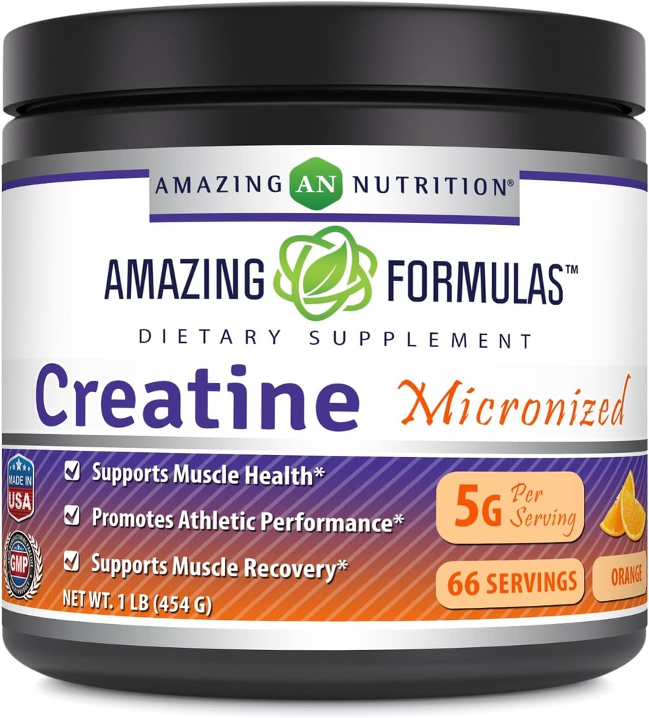Amazing Formules Micronized Creatin Monohydrate Powder Supplement 