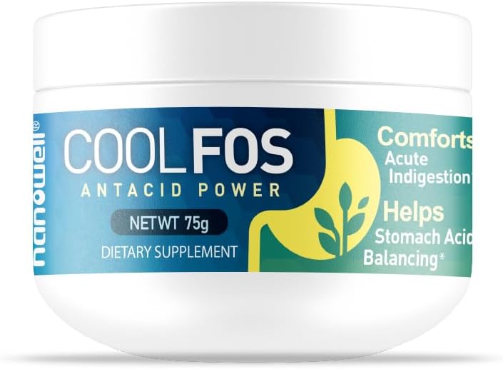 NANOWELL Cool FOS 75g Antacidová sila - Zažívacie a gastrointestinálneho prášku