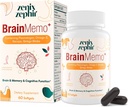 Brain Doplnky pre pamäť a zaostrenie - Fosfolipidový komplex s Omega-3,Plasmalogény pre kognitívny výkon a zaostrenie rozšírenie - non-GMO, 60 dní