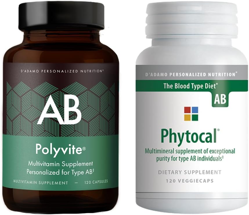 D'Adamo Personalised Nutrition - Optimal Health Stack (Krvný typ AB)