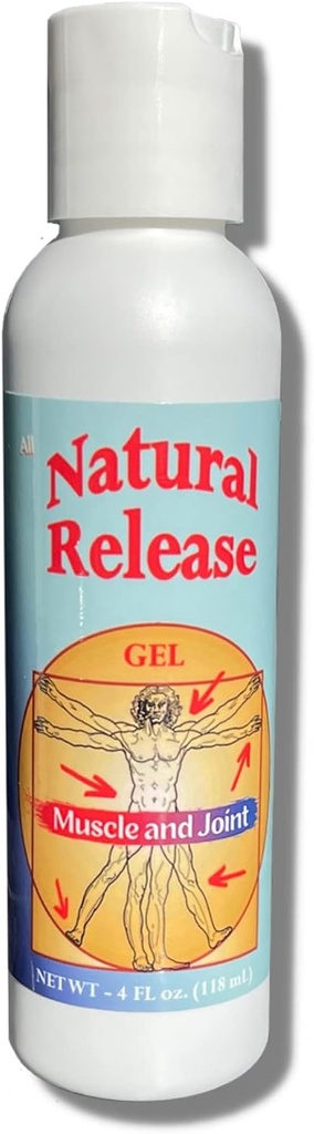 Prírodné uvoľnenie svalového a spoločného gélu pre ľudí - Relief for Sore Back, Kolená, HIPS, Muscle Stress, Night Cramps, Aches, Kmene, Discomfort - Fast Acting, Menthol Free (4 oz)