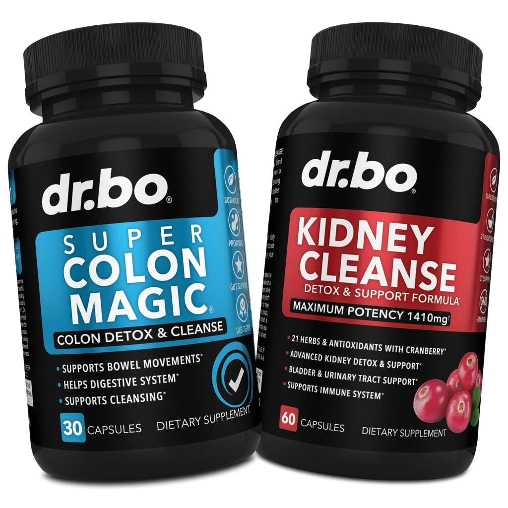 Cleanser Colon Detox & Obličky Čistenie - 15 Day Colon Čistiť pilulky Probiotické a Obličky Detox Podpora Supplement Cranberry - Hniezda pohyb Doplnky pre Intestinálne Žalúdočné Bloating Gut & Obličky