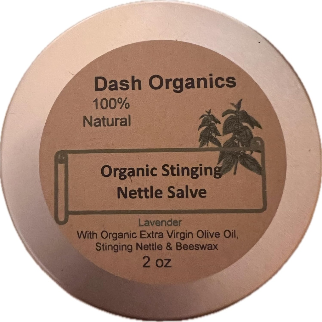 Organické hojenie Stinging Nettle Salve s levanduľovým esenciálnym olejom 