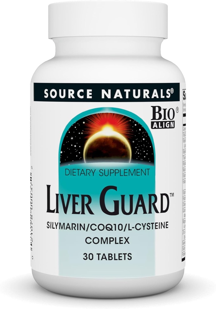 Zdroj Naturals Liver Guard - Silymarin, CoQ10, N-Acetyl Cysteine Complex - 30 tabliet
