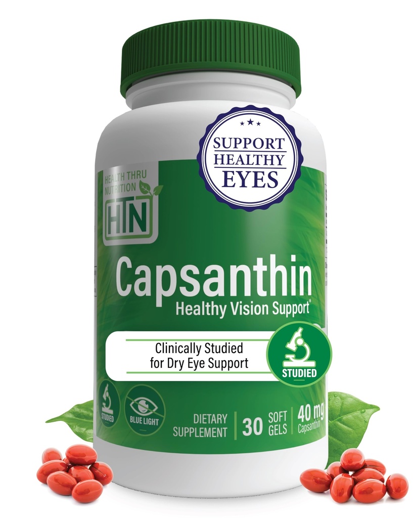 Zdravie Thru Nutrition Capsanthin 40mg - Ultimate Eye Supplement 