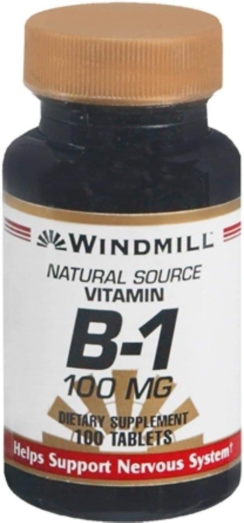 Vitamín B-1 100 mg Tablety 100 TB - Nákupné balenia a SAVE (balenie po 4)