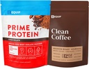 Equip Foods Prime Protein prášok Čokoláda a zlato Štandardné Čistá káva
