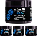 STARFIT - Nikotínamid D- Riboside, nikotínamid Riboside na podporu NAD+ Hladiny, Zameranie a energetické doplnky, Podpora metabolizmu Nikotínamid Riboside NAD doplnok, 360 Kapsule
