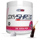 EHP Labs OxyShred Termogénny spaľovač tukov - Predprášok s L-Glutamine, Acetyl L-karnitín, Metabolizmus Booster, chudnutie, Apetite Control, Energy Drink, Dr. Soda Pop, 60 Servis