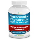 Glukozamín Chondroitín, MSM & Turmerica Diétary Supplement - 248 kapsúl