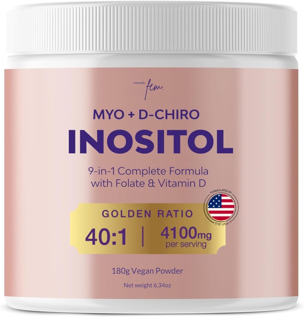 QSTA Myo-Inozitol & D-Chiro Inozitol Supplement for Women 4100mg (40:1 Ratio)  Inozitol prášok doplnok pre hormonálnu rovnováhu