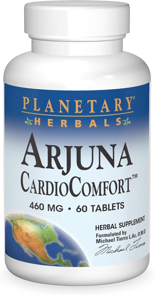Planetárne byliny Arjuna Cardio Comfort Tablety, 460 mg, 60 grófov