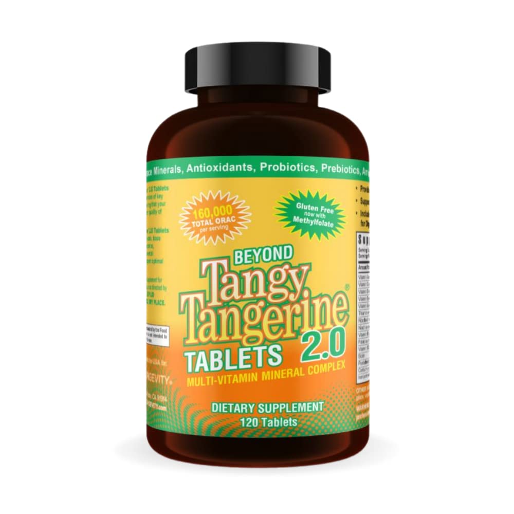 Youngevity Beyond Tangy Tangerine 2.0 Multi-vitamínový a minerálny komplex - Vyrobené z prírodných & celých potravín 