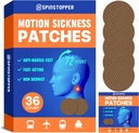 Pohybové choroby Patches (36 gróf), Morská choroba Patche, Pohybové choroby Patches pre Cruise, Vlaky, Autobusy, a lietadlá, Pohyb Choroba Patch pre Vertigo Relief & Pohyb Choroba Relief