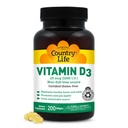 Krajina Život Vitamín D3 1000 IU Mäkké gély, veľké, 200 sg, 200 g