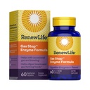 Renew Life Adult Plant-Based Enzyme Supplement - Gas Stop Enzyme Formula, Dariy Free - 60 Vegetariánske kapsule