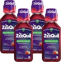 ZzzQuil, Nighttime Sleep Aid Liquid, 50 mg Diphenhydramine HCl, No.1 Sleep-Aid Brand, Ukľudňujúca Vanilla Cherry Flavor, Non-Habit forming, 12 FL OZ
