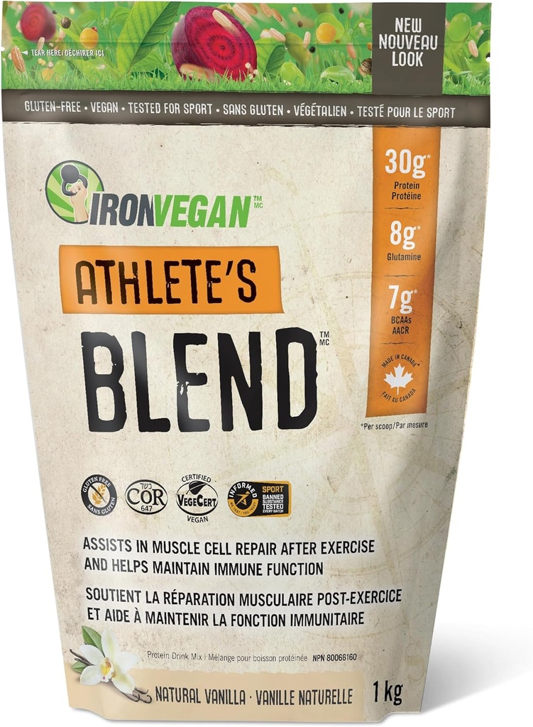 Kropený proteín Athletes Blend Vanilla, 1000 GR
