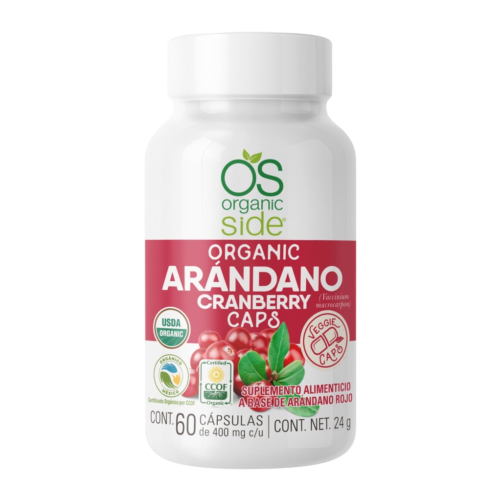 Organické brusnice 60 Kapsule - Prevencia UTI - Certified USDA - Non GMO - Vegan
