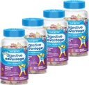 Tráviace dobrodružstvo Deti prírodné ovocné príchute Probiotické Gummy pre deti Occassional Bloating, Minor Brušný Discomfort & Gut Health, 60 gróf Gummies (4 balenie)