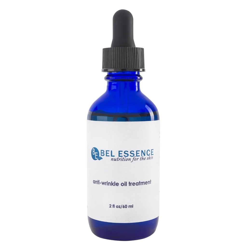 Bel Essence Anti-Vráskový olej sérum pre tvár - 100% prírodné, organické hydratačné sérum s arganovým olej-Ant Aging sérum znižuje jemné linky, Firmy koža, Evens Skin Tone-Všetky typy pleti-2 oz