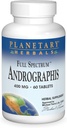 Planétové byliny Full Spectrum Andrographis 400mg - Ayurvedic Herb - 60 tabliet