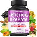Artičoky Kapsule s Artičoke, Papaya, Apple pektin a viac - 90 Kapsule od 3 Mesiace Supply