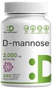 DEAL Application D Mannose 500mg Kapsule (2,000mg per Serving), 240 Veggie tabletky 