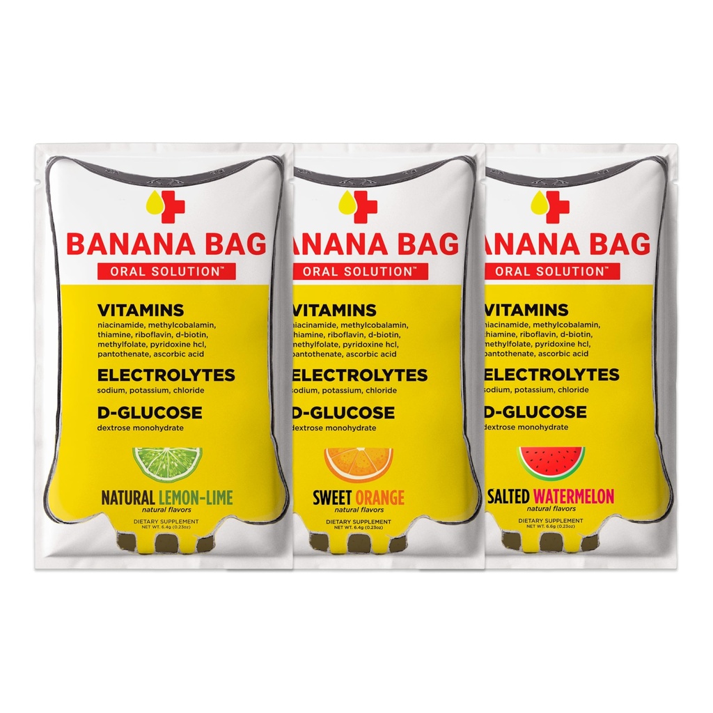 Banana taška perorálne riešenie pakety 
