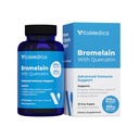 VitaMedica Hypromelain & Quercetin Supplement - 500 mg Hypromelain 250 mg Quercetin - 2400 GDU pre imunitu, podporu kĺbov, zápal a zotavenie svalov - 60 vegánskych kapsúl - 30 porcií
