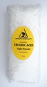 Kyselina stearová Rastlinná Triple lisované Kozmetické triedy Pastily Brady 100% Pure by H&B Oils Center (8 oz)