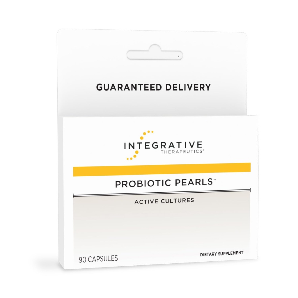 Integratívne terapie Probiotické perly - Denné diétne doplnky pre Gut Health Support* - Probiotické kapsule pre Immune Health Support* - Soy-Free - 90 Gróf (90 Servings)