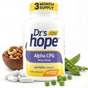 Alpha GPC 500mg, Alpha GPC Supplement - Podporuje pamäť a kognitívne funkcie - 180 Veggie Capsules, Made in The USA