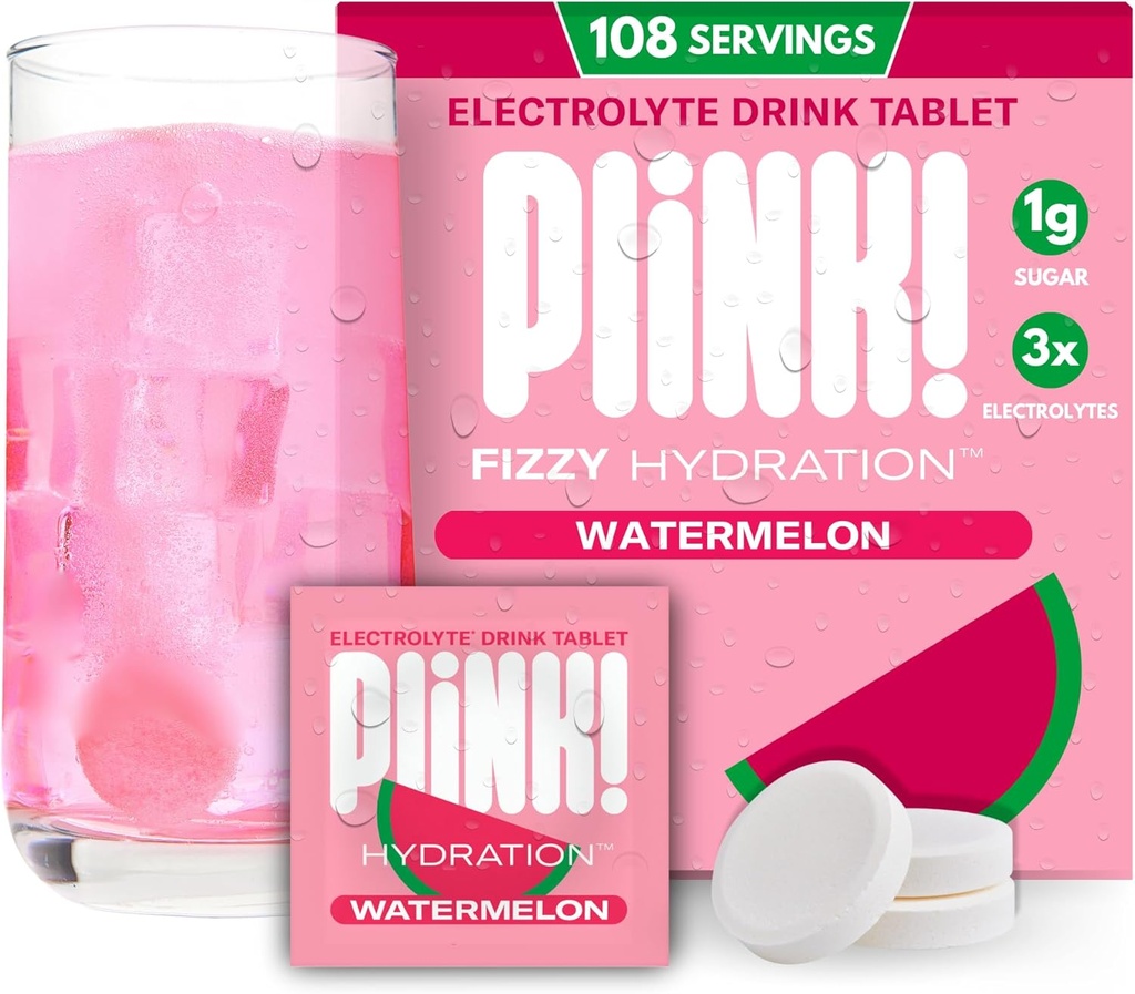 Plink! Fizzy Electrolyte Tablety pre dospelých a deti 