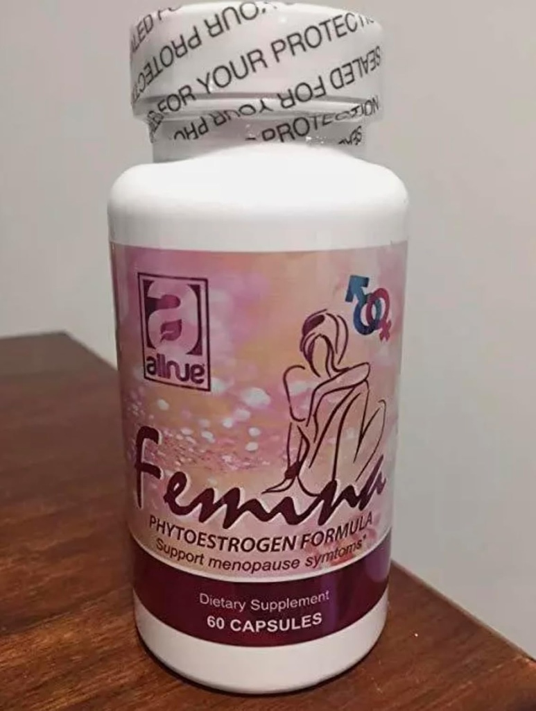 Femina fytoestrogén Formula Podpora Menopauza symptons menapusia 60 Kapsuly 1 Mesiac liečby