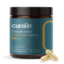 Curalin Blood Sugar Complex Doplnok 9 Prírodné byliny, Škorica, Turmerica, Gymnema Sylvestre, Horké Melon 