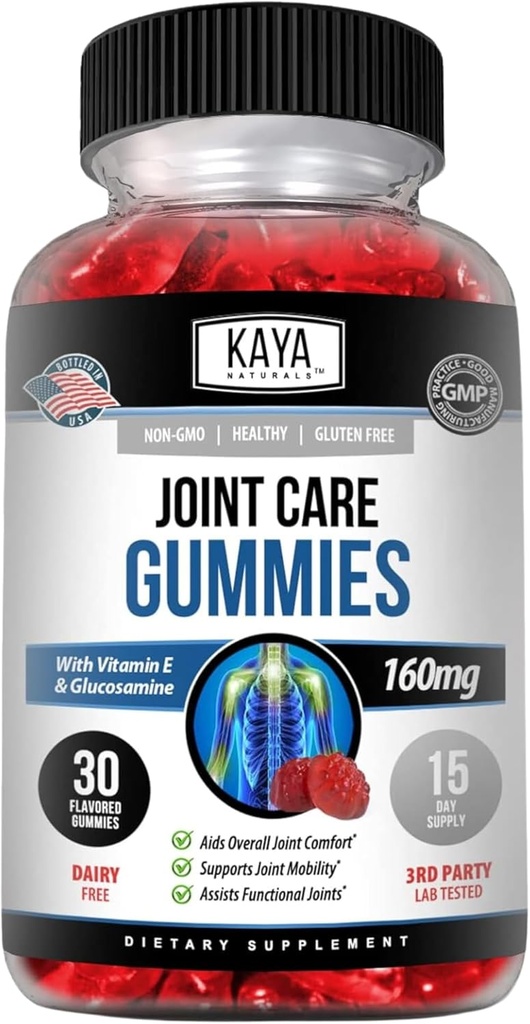 Kaya Naturals Mobility Care Gumies for Back, Knees & Hands 