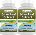 Najlepšie Naturals 2 Balenie Olive Leaf Extract 700mg 90 Kapsule (Total 180 Kapsule)