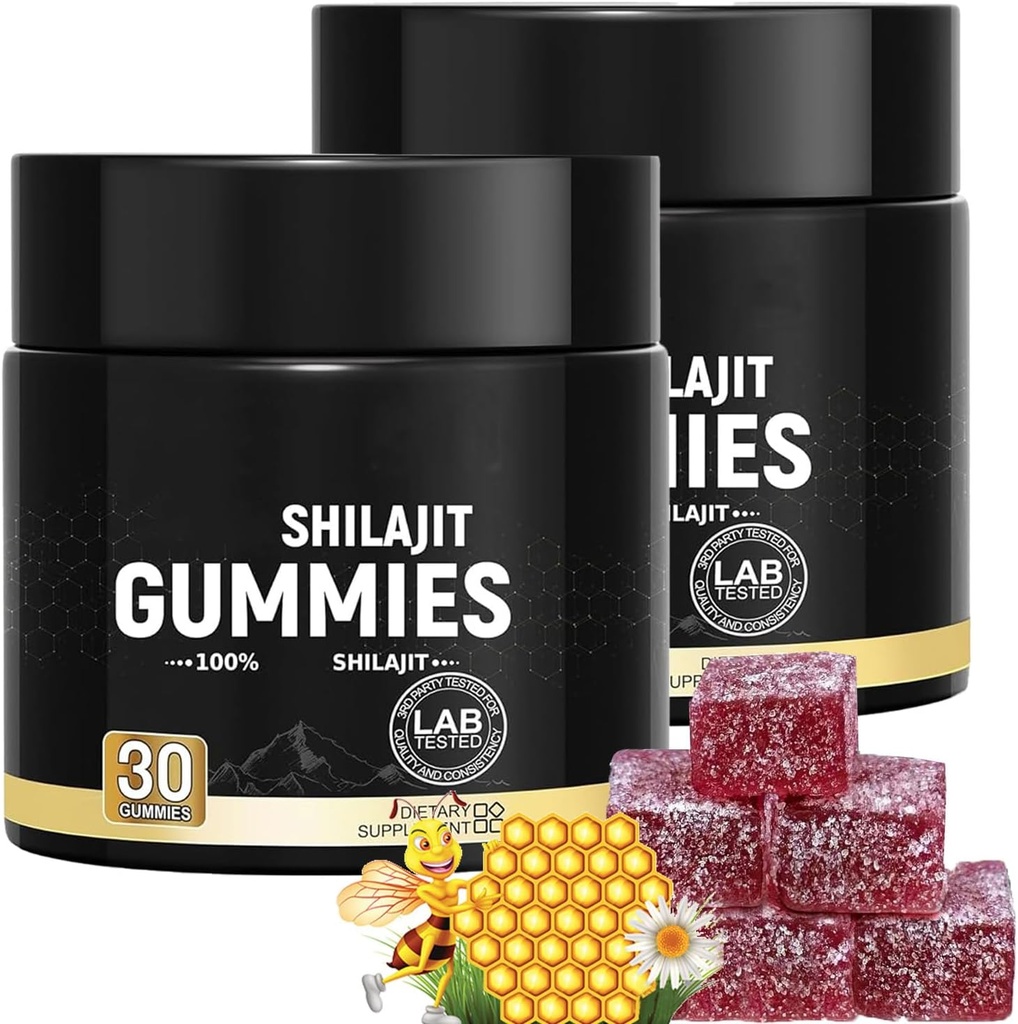 Himalayan Gold Grade Shilajit Gummy s Manuka med pre mužov a ženy 
