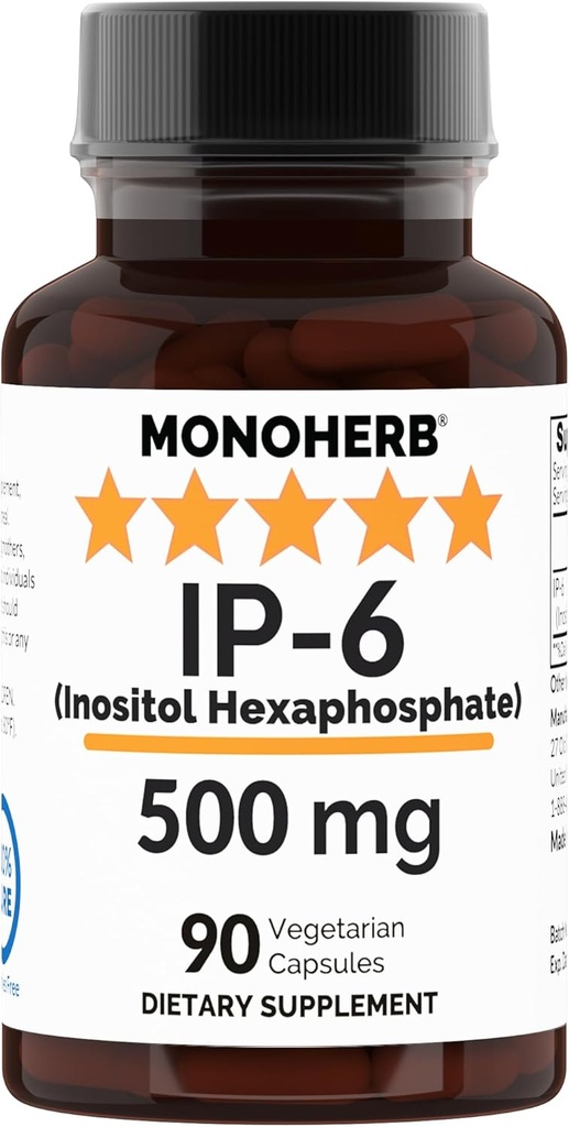 MONOHERB IP-6 Inozitol Hexafosfát 500 mg v kapsule - 90 Veg kapsúl