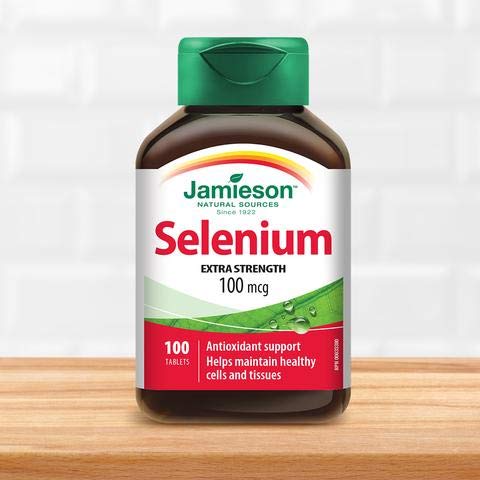 Jamieson Selenium Yeast 100mcg, 100 tabliet