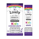 Živé (Golive) KIDS CONCORD GRAPE Synbiotic (Probiotiká+Prebiotiká); 5 klinických kmeňov; +5 miliárd CFU. Probiotiká a prebiotiká KIDS pre trávenie, metabolizmus, odolnosť. (10 balení)