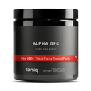 Toniiq Ultra vysoká čistota Alpha GPC kapsuly - 600 mg koncentrovaného vzorca - 90%+ Vysoko čisté a biologicky dostupné Nootropic - 120 Kapsule Alpha GPC Supplement