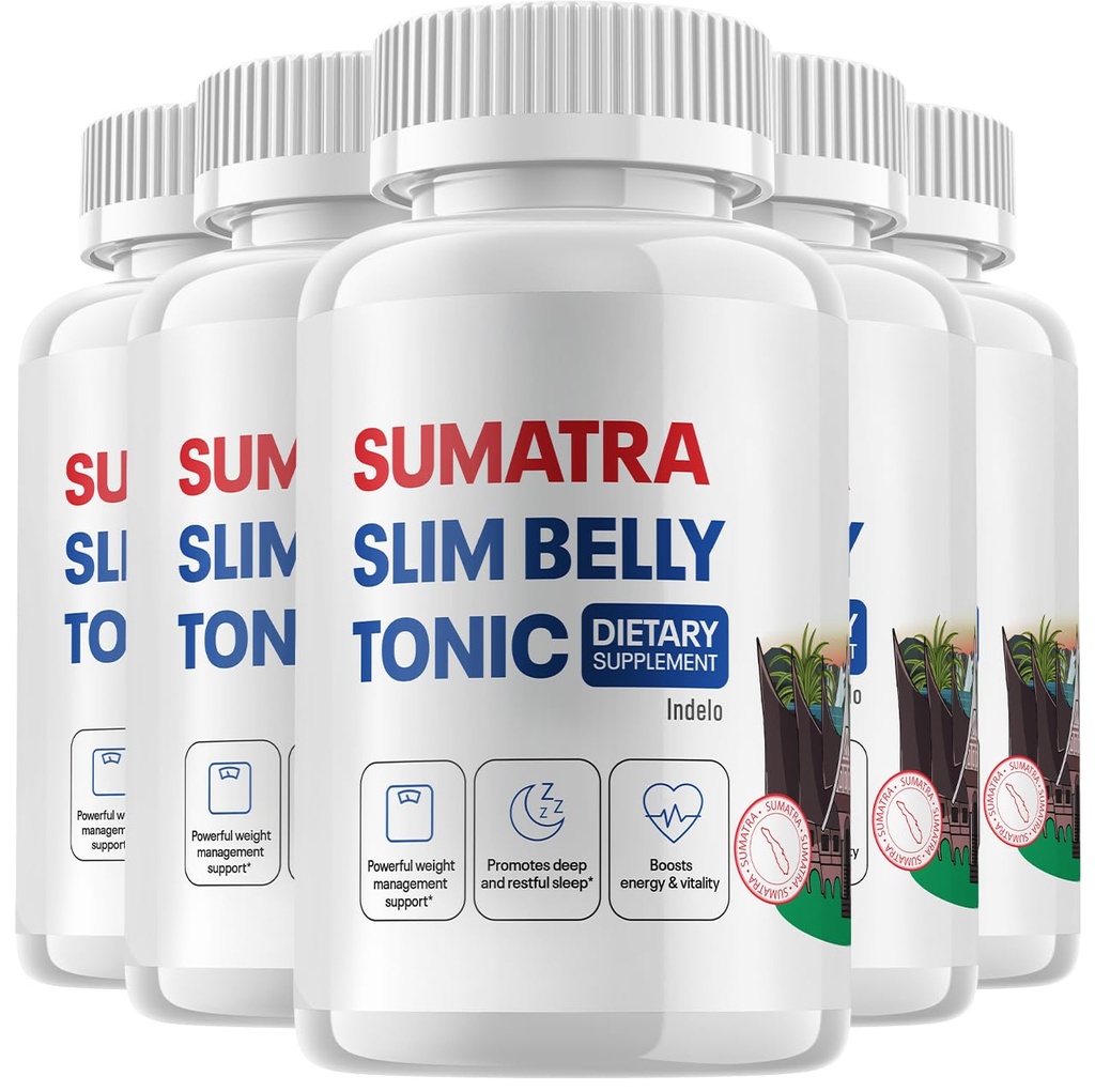 (5 balenie) Sumatra Slim Belly Tonic - Slim Belly Dietary Supplement, Sumatra Slim Belly All-Natural Pills, Sumatra SlimBelly Recenzia (300 kapsúl)