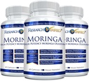 Výskum Overená Moringa Oleifera - 100% Pure Extract- 1200 mg per Serving - 60 Počet - 3 mesiace Zásobovanie